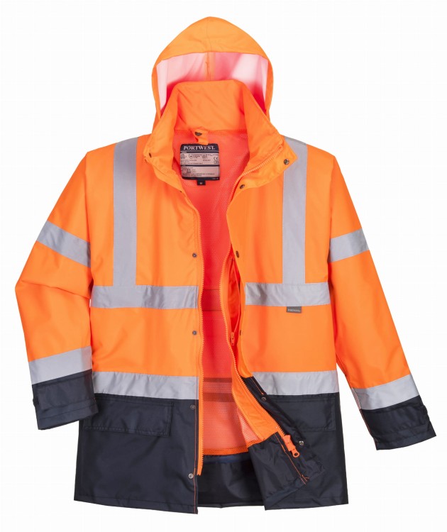 pomarańczowo-granatowy