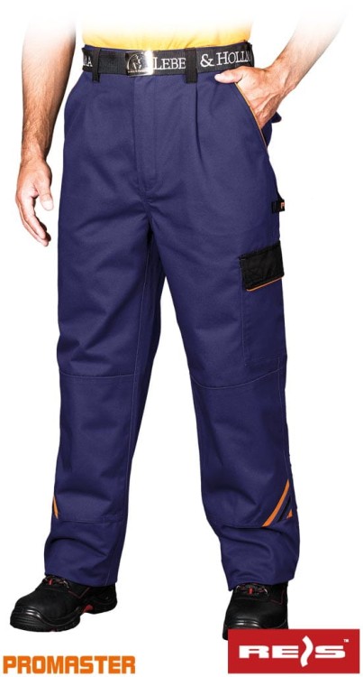 niebiesko-czarno-pomarańczowy