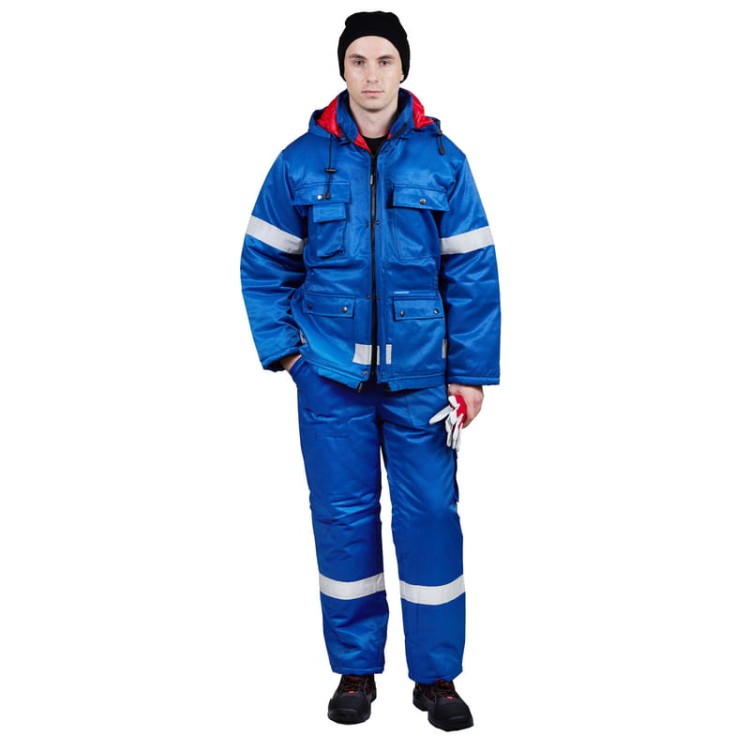 Kurtka ocieplana KONSTRUKTOR niebieska