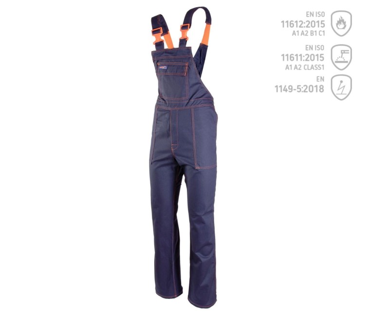 Spodnie ogrodniczki PROFFLAM ANTISTATIC