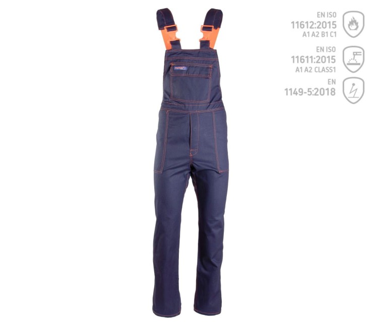 Spodnie ogrodniczki PROFFLAM ANTISTATIC