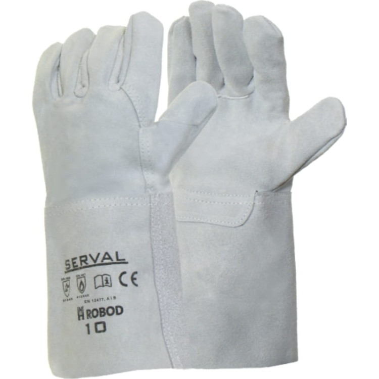 Rękawice robocze spawalnicze dwoinowe SERVAL