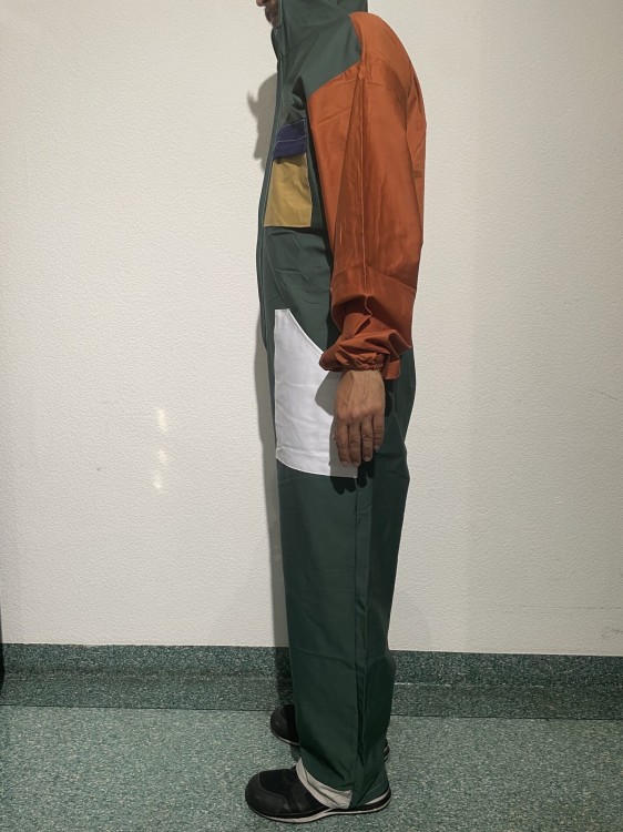 Jednorazowy Kombinezon Roboczy z Resztek Tkanin 100% Bawełna