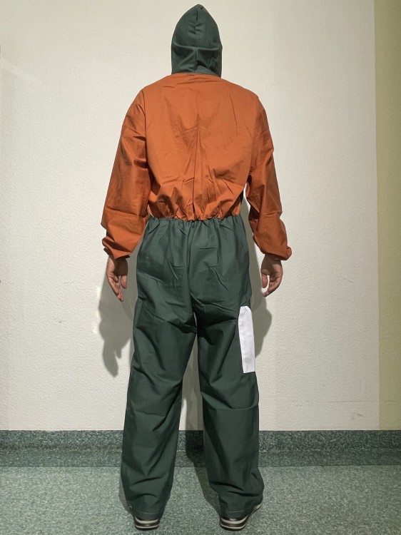 Jednorazowy Kombinezon Roboczy z Resztek Tkanin 100% Bawełna