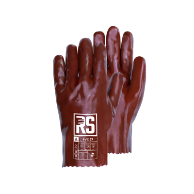Rękawice robocze chemoodporne RS PVC 27