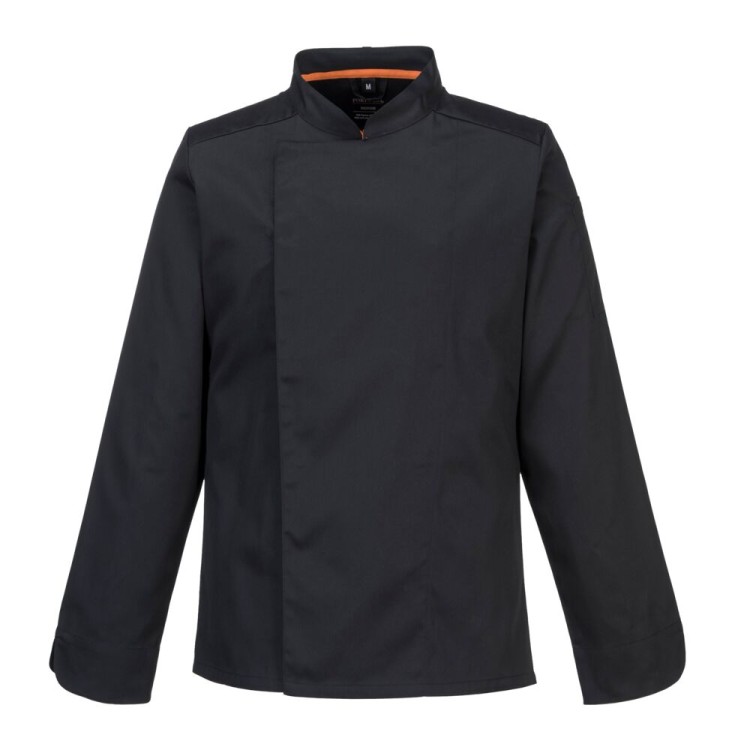 Bluza kucharska Stretch Mesh Air Pro C846 Czarna
