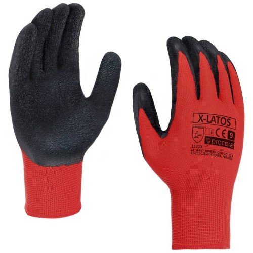 Rękawice ochronne powlekane lateksem X-LATOS