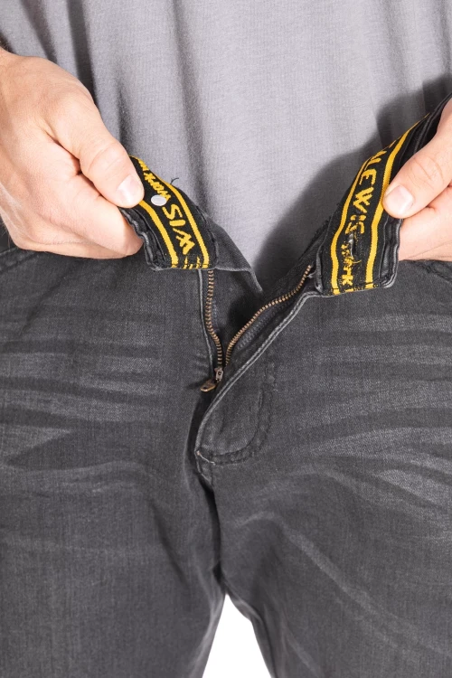 Spodnie robocze jeansy Rica Lewis JOB szare